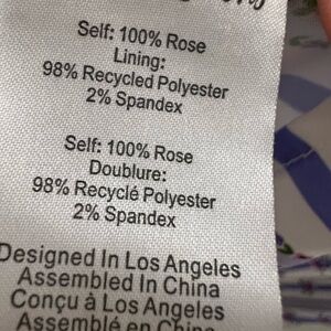 Purple Floral For Love and Lemons Dress w Corset Detail